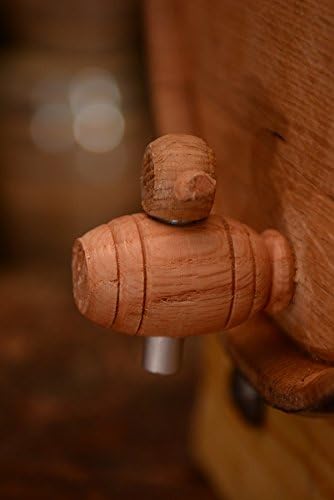 Miniatura 4 de Personalizado  Barril de envejecimiento de bourbon de roble blanco americano  roble envejecido (20 litros, aros negros)