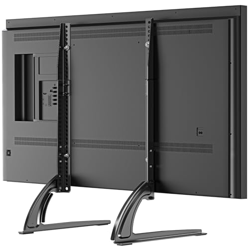 Image of ELIVED Universal Table Top TV Stand for Most 32 to 70 inch LCD LED Plasma Flat Screen TVs, TV Base Height Adjustable Leg Stand Holds up to 88 lbs, VESA up to 800x600mm, YD1024