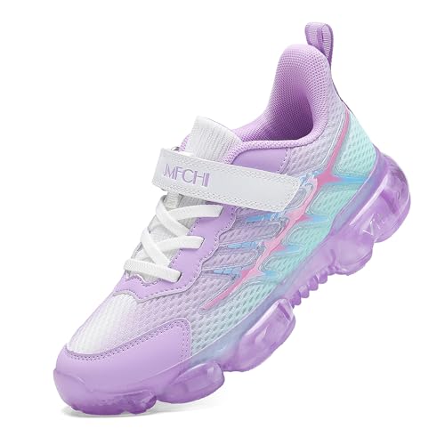 Image of JMFCHI Boys Girls Kids Sneakers Knitted Mesh Running Tennis Athletic Shoes