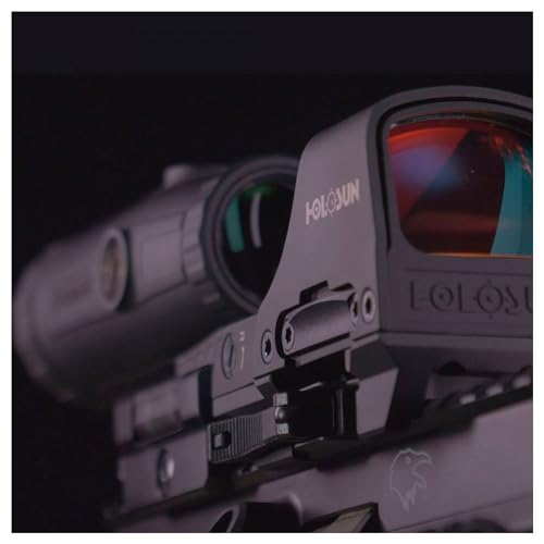 Image of HOLOSUN 510C & HM3X Combo RED /Green Multi-Reticle Circle Dot Open Reflex Sight w /3x Flip-to-Side Magnifier 510C-HM3X