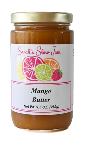 Sarah's Slow Jam - Mango Butter Taste the Tropics with this luxurious fruity spread. No corn syrup. Vegan, plant based and delicious!