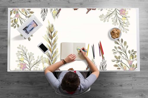 Couverture de bureau antidérapante et imperméable facile à nettoyer