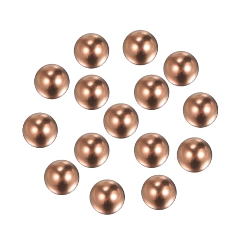 Kozelo 200pcs Copper Precision Balls - [3.5mm] Round for Bearings Bushings Valves, Machinery, Automotive, and DIY Use