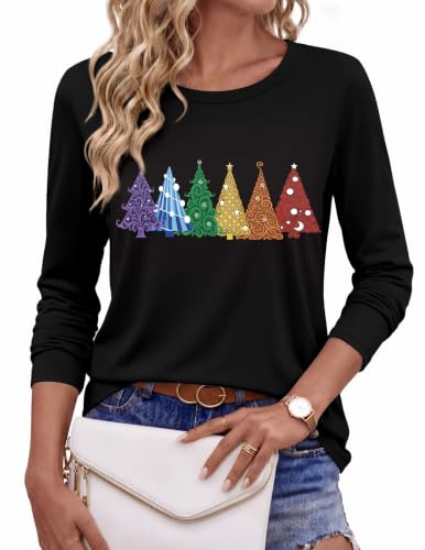 Ekouaer Womens Casual Shirts Long Sleeve Tops Thermal Tshirts Fall Clothes - image 1