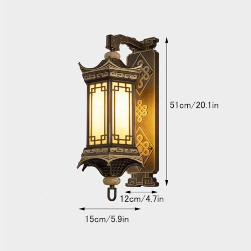 Applique extérieure lucite et alu brossé doré chic pour villa - 8
