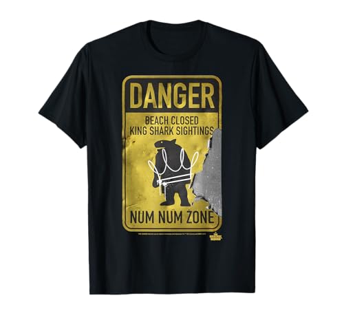 Suicide Squad King Shark Danger Zone T-Shirt