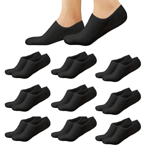 Nakloe - 9 Pares - Calcetines invisibles mujer Cover