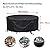 Fire Pit Cover 60 inch Round, Outdoor Waterproof Patio Firepit Cover Round Patio Furniture Cover- 60”D x 23”H