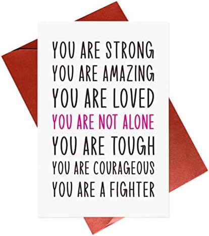 Encouragement Card,Affirmation Card,Thinking Of You Card,Support Card For Patient,Uplifting Card For Friend