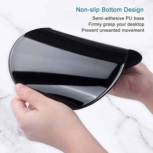 ITNRSIIET Ergonomic Mouse Pad with Gel Wrist Support Small Wrist Rest Smooth Surface Non-Slip PU Base Comfortable Office Supplies Pain Relief, 8.7 x 7.2 inches, Pretty Inspirational Quotes - 1
