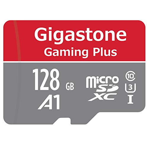 Gigastone 128GB Micro SD Card, Gaming Plus, Nintendo Switch Compatible, High Speed 100MB/s