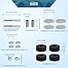 Foruly Radiator Support Frame Bolt-Pad Kit for Ford F100 F150 F250 2WD Pickup C4TZ-8125-S F-Serie 1965-1979