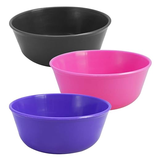 Sigma 500 Microwave Safe Multipurpose Bowls, Set of 3, Violet Color