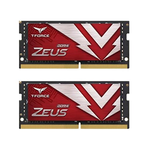 TEAMGROUP T-Force Zeus DDR4 SODIMM 64GB (2x32GB) 3200MHz (PC4-25600) 260 Pin CL22 Laptop Memory Module Ram TTZD464G3200HC22DC-S01 Cover