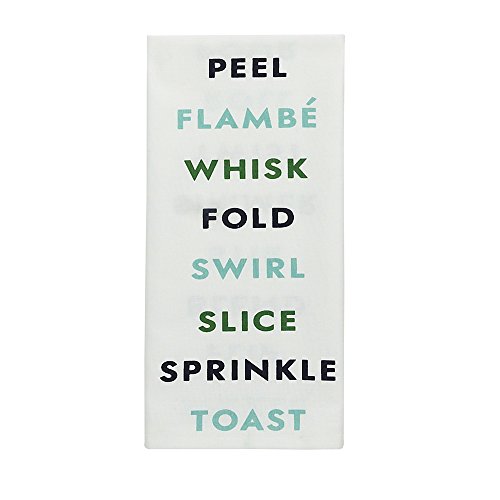 Kate Spade Swirl Peel Slice Kitchen Towel, 17 x 28, Cool