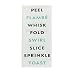 Kate Spade Swirl Peel Slice Kitchen Towel, 17 x 28", Cool