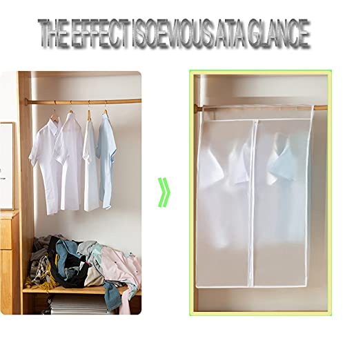GQC Extra Large Wardrobe Rail Cover, Transparent, 80 * 50 * 120CM? - Image 4