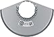 Bosch Professional Zubehör Schutzhaube für Winkelschleifer ohne Deckblech 150 mm, 1605510366, Grau