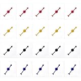 Lohoee 20Pcs Transparent Spinners Math Game Spinner with Rotating Arrow for Party Games and Teaching...