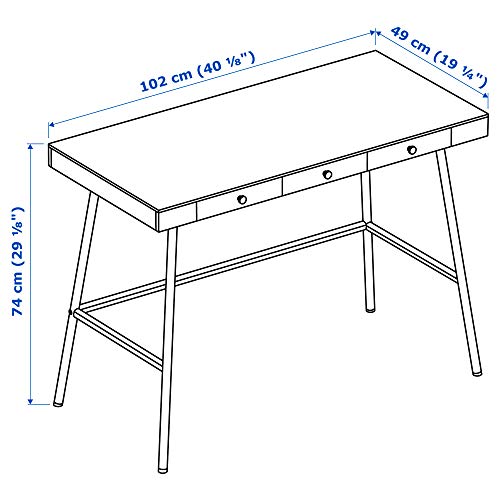 Bureau LILLÅSEN compact en bambou pour optimiser les petits espaces - 7