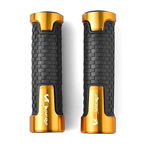 Poignées de moto 7/8 " anti-vibration pour guidon Varadero 1000V vert