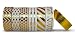 AIM HOBBIES Washi Masking Tape Set of 6 PLUS FREE BONUS ROLL (Gold 1)