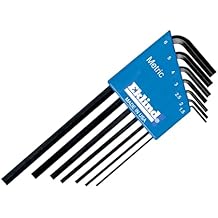 Eklind Tool 10607 Hex-L Key allen wrench - 7pc set Metric MM sizes 1.5-6 Long series
