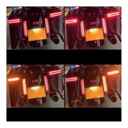 Clignotants LED moto de freinage anti-collision pour Street Glide