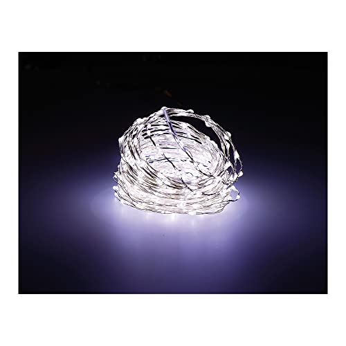 Guirnalda Micro Led Extra Dense Luz Fria Parpadeante 900CM 567L Cable Plata-image