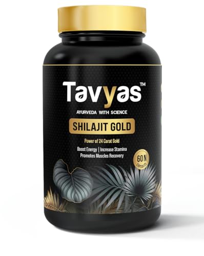 Image of Pure Original Himalayan Shilajit /Shilajeet Resin 60 Capsule| Serving | For Energy, Endurance & Vitality| 100% Ayurvedic