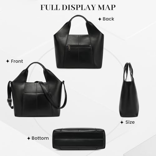 Image of Purses for Women Medium Satchel Handbags Shoulder Hobo Bag