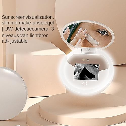 Miroir UV intelligent double face avec lumière LED à intensité variable - 5