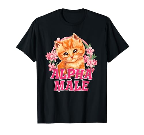 Alpha Male Lustige Kätzchen Meme Cute Cat T-Shirt