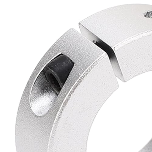 4 Stück Wellenmanschette mit Stellschraube, 1 Zoll Schraube Klemmkragen Wellenmanschettenbohrung 25 Mm Klemmwellenmanschette aus Aluminiumlegierung