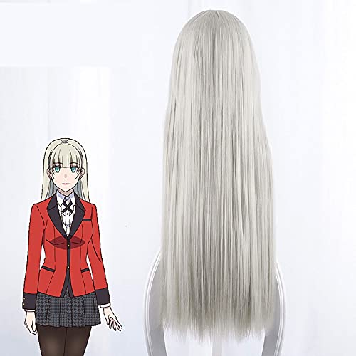 Miniatura 6 de JabrOn Anime Kakegurui Compulsive Gambler Cosplay Wigs Runa Yomozuki Ririka Momobami Cosplay Wigs Heat Resistant Synthetic Wig +Wig Cap