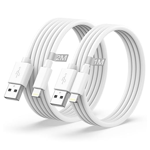 Cable Cargador iPhone, Cable iPhone 1M+2M 2Pack[Certificado Apple MFi], Cable USB iPhone Cable Lightning USB Cable iPhone Carga Rapida para iPhone 14 13 12 11 Pro Max XR XS X 8 7 6 Plus 5 SE,iPad Mini