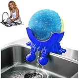 Le design ouvert surélevé soulève les éponges et les brosses pour permettre à l'eau de s'écouler directement dans l'évier, ce qui favorise un séchage plus rapide, ce qui aide à maintenir une meilleure hygiène et peut prolonger la durée de vie de vos éponges.