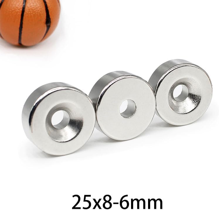 1/2/5/10/15PCS 25x8-6mm Neodymium Round 25X8-6 25 * 8-6 magnet(10PCS)