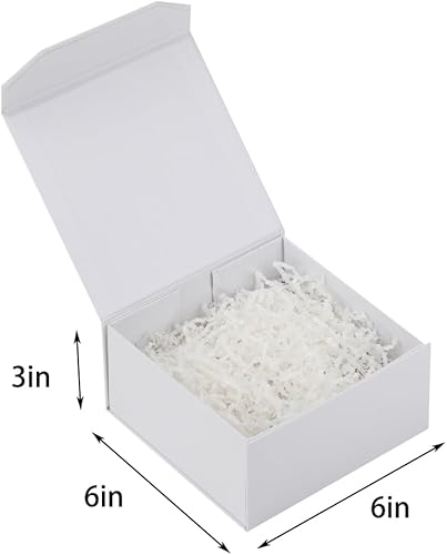 Vista 253 de 5 cajas de regalo de color oro rosa de 9.5 x 7 x 4 pulgadas con tapas para regalos, caja de regalo magnética, pequeñas cajas de regalo