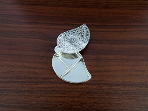 Deco Alankaram Presents Pan Shape Diamond Kankavati Set, Pooja Thali Decorative, Pooja Items for Home, Housewarming Return Gift, Pooja Articles for Gift with Potli Bags #Frienemy-185 image 5