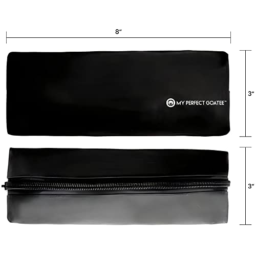 My Perfect Goatee Men's Goatee Shaping Template - Adjustable for Perfect Goatee and Circle Beard - Reduces Shaving Time, Includes Carry Bag image 4