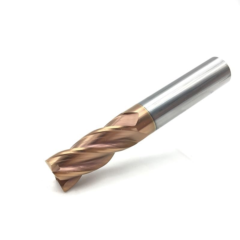 3.9mm 9mm 7.9mm HRC55 Carbide End Mill 4Flutes Milling Cutter Alloy Coating Tungsten Steel Cutting Tool CNC Maching Endmills (Size : 9X10DX75L-4F, Color : 1PCS)