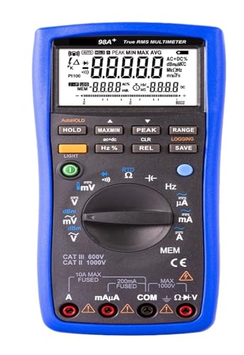 Multimètre numérique portable ampèremètre voltmètre testeur tension LCD