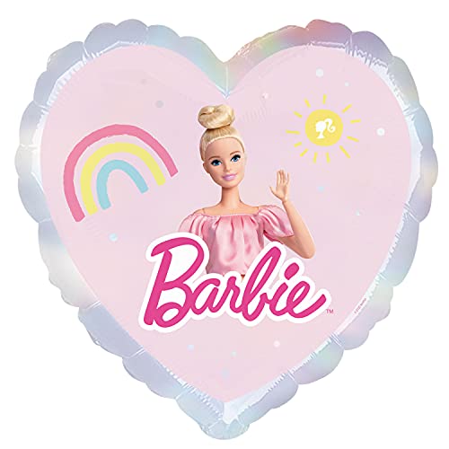 Amscan Anagram 4341175 - Globo con forma de corazón de Barbie Vibes (45,72 cm)