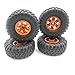 SXSM Upgrade RC Car Ersatzteile Große Reifen Verbreiterungsreifen Für WLtoys 144001 124017 124016 124018 124019 12428 A- B- C Für Feiyue FY-03 ( Color : ORANGE )