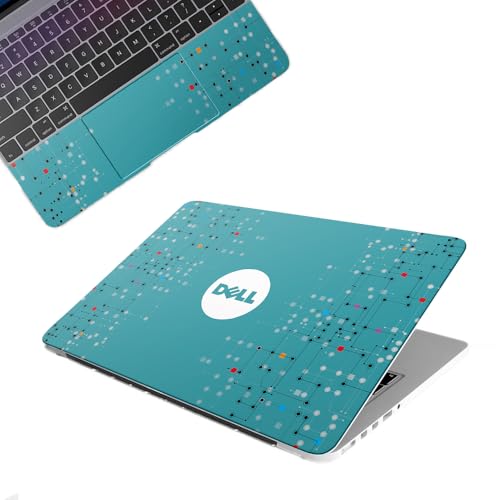 Image of Galaxsia Pattern D016 Top+Wrist Pad Vinyl Laptop Skin /Sticker /Cover Upto 15.6 Inches Laptops Laminated-Removable-HD Quality Compatible for Hp-Dell-Sony-Lenovo-Asus etc.(15x10 Inches)