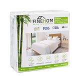 Finehom Queen Size Mattress Protector 100% Waterproof (Top and Sides) Bamboo Mattress Cover 3D Air F