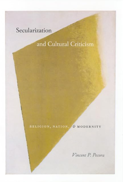 Secularization and Cultural Criticism: Religion, Nation, and Modernity (Religion and Postmodernism)