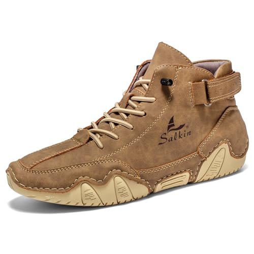 Zapatillas de Deporte Hombre Ligeros Transpirables casa Zapatos para Caminar Trekking Tenis Sneakers Comodos Zapatillas de Deporte Slip On Antideslizantes Zapatos Ortopédicos Slip-on Sneakers