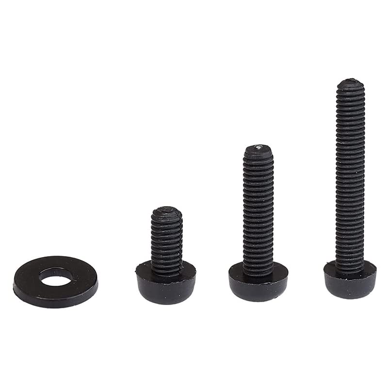 320PCS M3 Male Female Nylon Hex Spacer Standoff Screw Nut Threaded Pillar PCB Motherboard Assorted Assortment Kit| | - - (Color: Black)